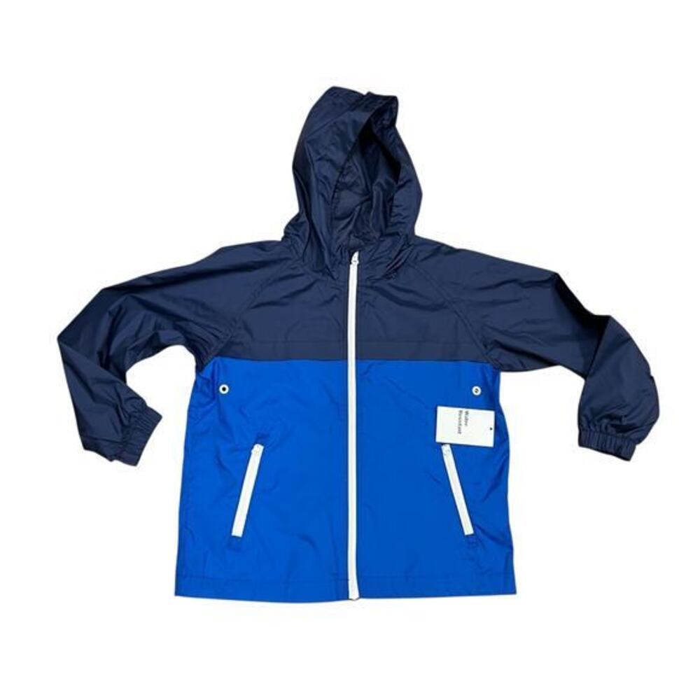 Old Navy blue water resistant full zip toddler NWT SZ XS 5